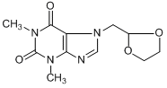 多索茶碱 标准品 69975-86-6 Doxofylline .gif
